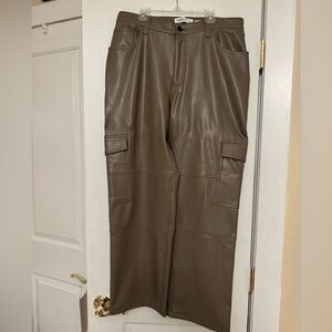 Abercrombie and Fitch leather pants